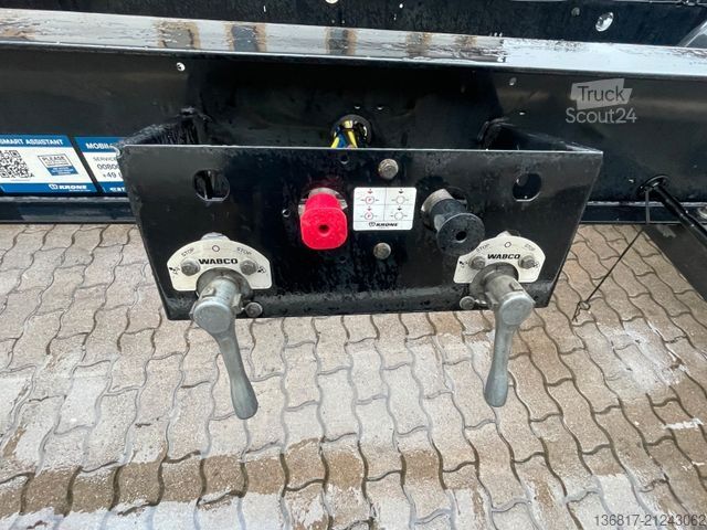 Swap chassis trailer KRONE AZW 18 BDF Carrier Maxi Jumbo Zwillingsbereift