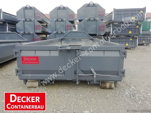 Roll-off container Decker Containerbau Abrollcontainer, Bayernbox, Flügeltüre