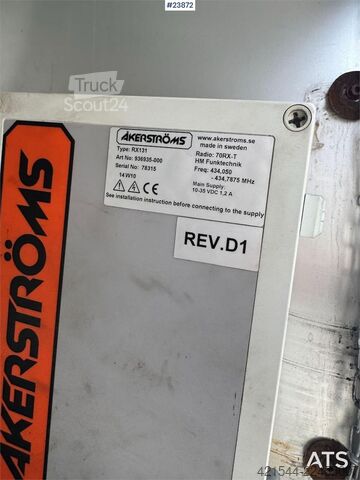 Hammar 140B Sideloader – Um braço de elevação substituído em 2021 Hammar 140B Sideloader – One Lifting Arm Replaced in 2021