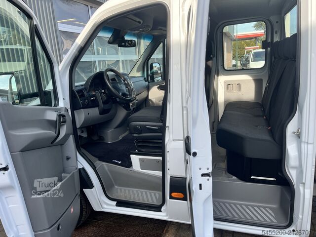 Camion à plateau avec grue Mercedes-Benz Sprinter 514 CDI 366 Hiab Laadkraan 018T Trekha...