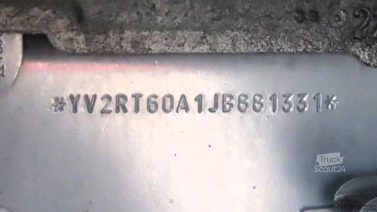 MTS standard Volvo FH 540 vin: YV2RT60A1JB881331 EURO6 2X FUEL TAN...