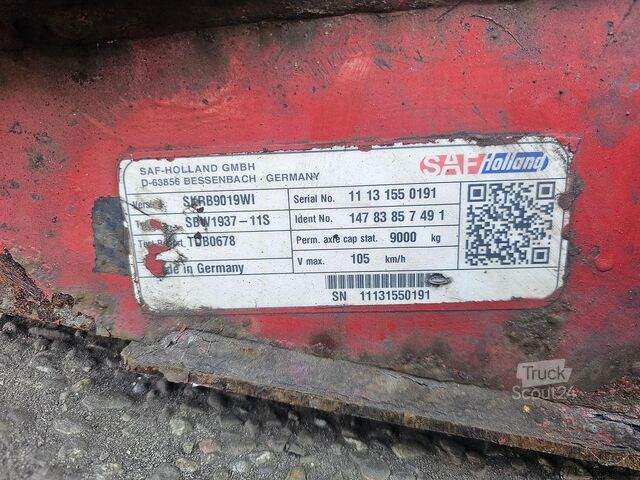 Eje SAF SKRB9019WI / TRAILAXLE DISC.