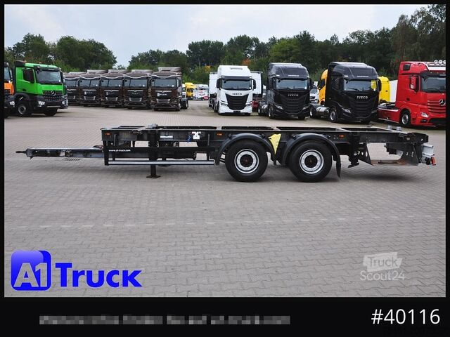 Autocamion cu destinație specială SCHMITZ tandem, verzinkt, oben oder unten gekuppelt, verstellbar