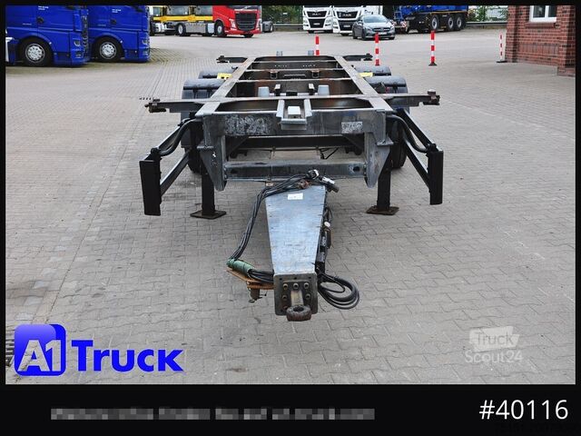 Autocamion cu destinație specială SCHMITZ tandem, verzinkt, oben oder unten gekuppelt, verstellbar