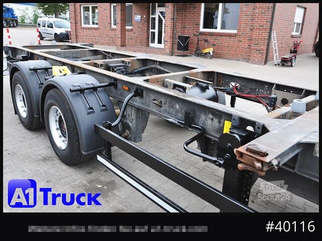 Autocamion cu destinație specială SCHMITZ tandem, verzinkt, oben oder unten gekuppelt, verstellbar