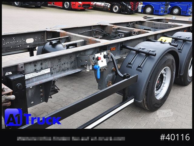 Autocamion cu destinație specială SCHMITZ tandem, verzinkt, oben oder unten gekuppelt, verstellbar