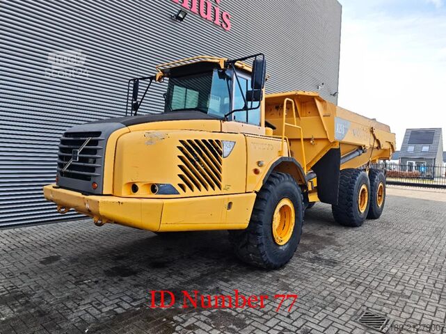 Camión volquete Volvo A25D 6x6 Bodyheating Tailgate German Machine!