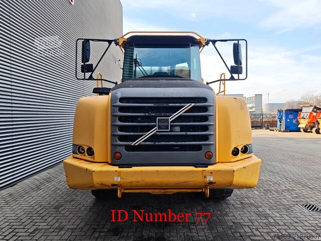 Camión volquete Volvo A25D 6x6 Bodyheating Tailgate German Machine!