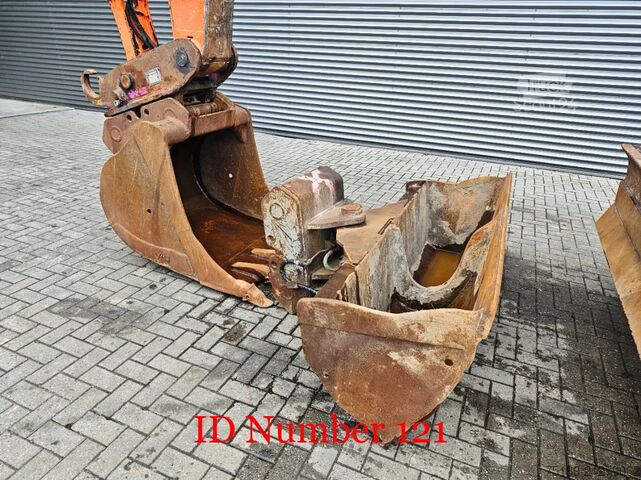 Excavadora de ruedas Hitachi ZX 190 W-3 2 Buckets!