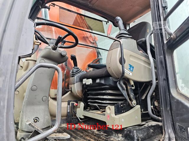 Excavadora de ruedas Hitachi ZX 190 W-3 2 Buckets!