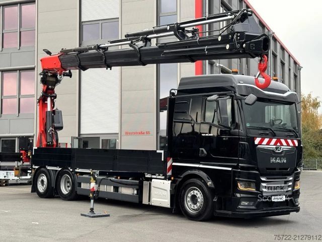Autokran MAN TGX 26.540 6x2-4 LL Containerpritsche Fassi 545