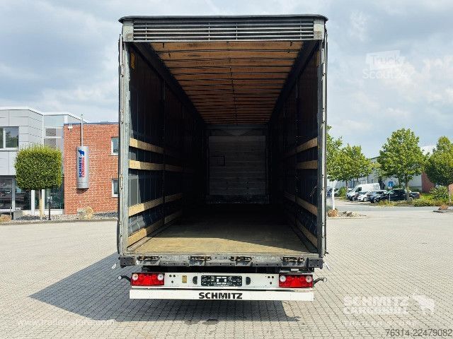 Atvērta puspiekabe ar tentu Schmitz Cargobull Curtainsider Mega Getränke