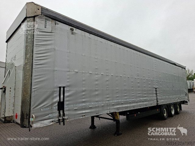 Atvērta puspiekabe ar tentu Schmitz Cargobull Curtainsider Mega Getränke