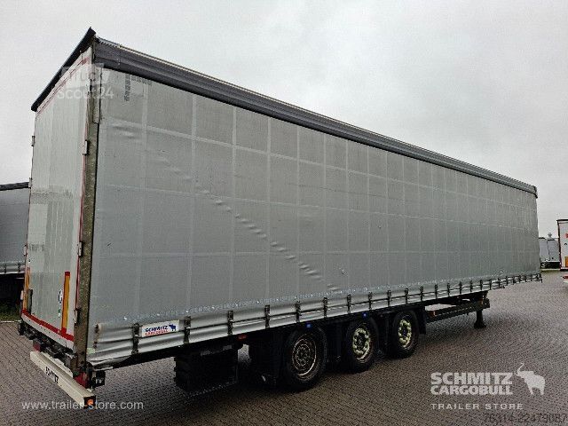 Atvērta puspiekabe ar tentu Schmitz Cargobull Curtainsider Mega Getränke