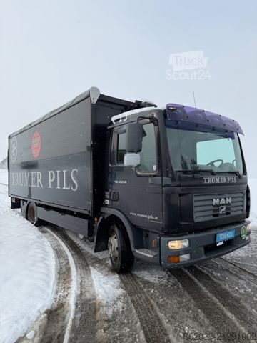 Camion de boissons MAN TGL 12.240 4X2BL E3 BLATT LUFT LADEBORDWAND ABS