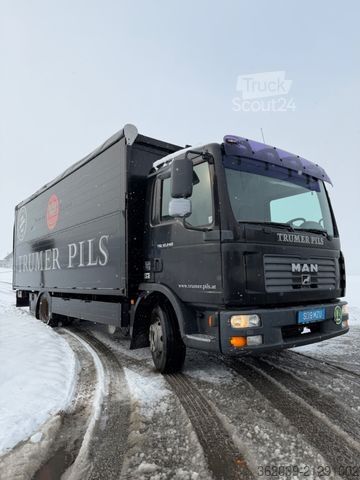 Camion de boissons MAN TGL 12.240 4X2BL E3 BLATT LUFT LADEBORDWAND ABS