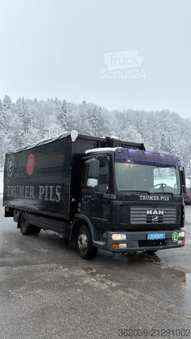 Camion de boissons MAN TGL 12.240 4X2BL E3 BLATT LUFT LADEBORDWAND ABS