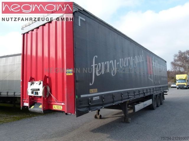 Semi-remorque bâchée KRONE SDP 27, , Scheibe, 324.267 km, LASI Code XL, SAF