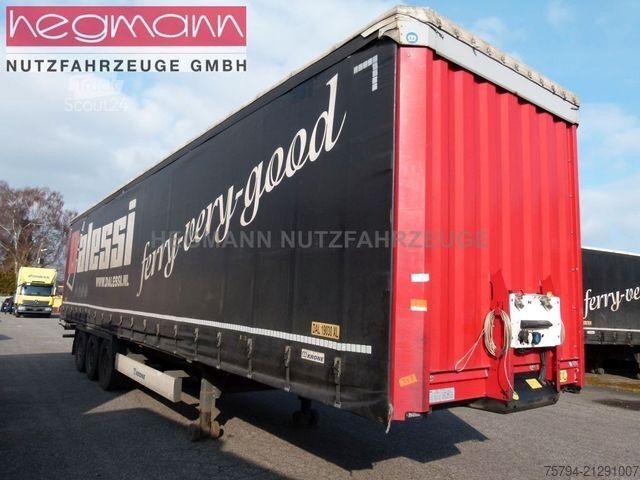 Semi-remorque bâchée KRONE SDP 27, , Scheibe, 324.267 km, LASI Code XL, SAF