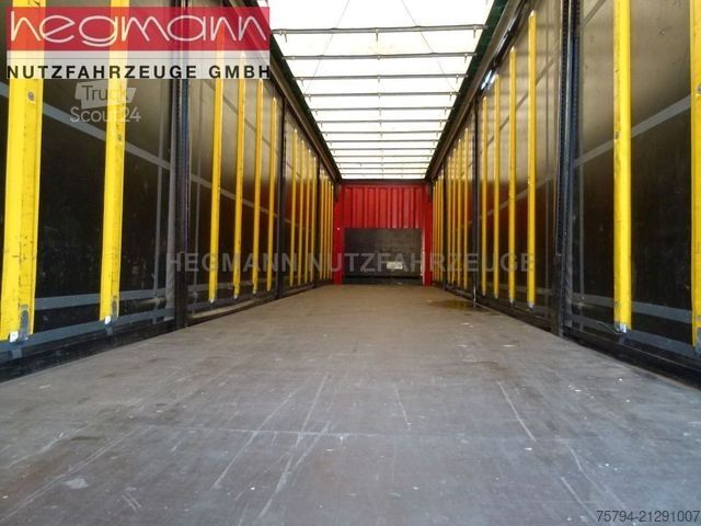 Semi-remorque bâchée KRONE SDP 27, , Scheibe, 324.267 km, LASI Code XL, SAF