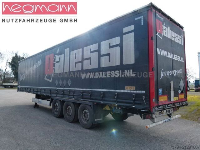 Semi-remorque bâchée KRONE SDP 27, , Scheibe, 324.267 km, LASI Code XL, SAF