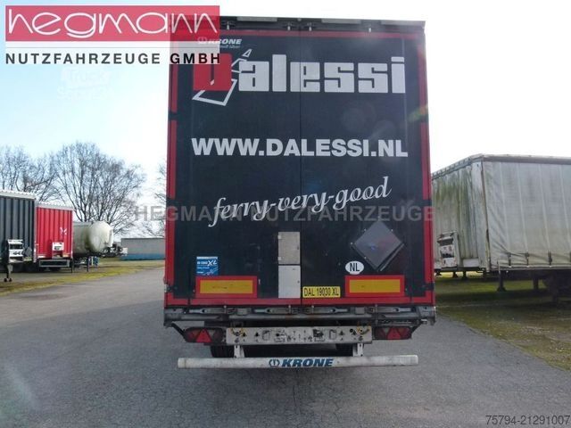Semi-remorque bâchée KRONE SDP 27, , Scheibe, 324.267 km, LASI Code XL, SAF
