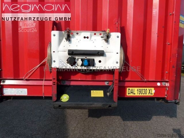 Semi-remorque bâchée KRONE SDP 27, , Scheibe, 324.267 km, LASI Code XL, SAF