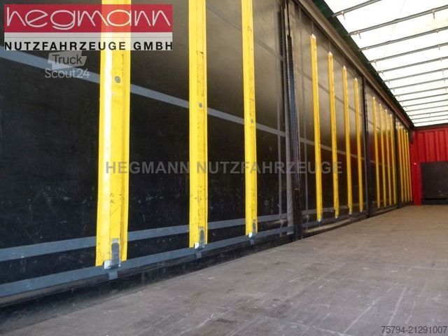 Semi-remorque bâchée KRONE SDP 27, , Scheibe, 324.267 km, LASI Code XL, SAF