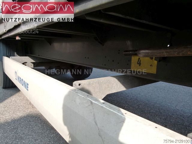 Semi-remorque bâchée KRONE SDP 27, , Scheibe, 324.267 km, LASI Code XL, SAF