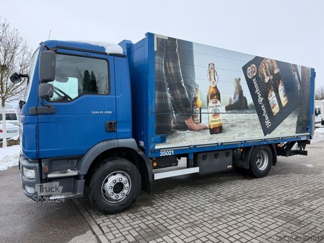 Camion de boissons MAN TGM 15.290 Getränke+LBW/Schwenkwand/Klima/Diff