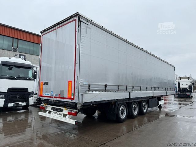 Auflieger mit Pritsche & Plane Tirsan TIRSAN *  * BORDWÄNDE * HUBDACH*TOP ZUSTAND