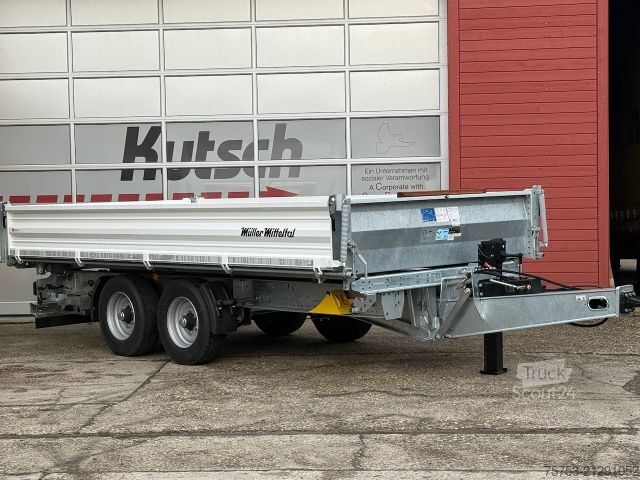 Three-way tipper trailer MÜLLER-MITTELTAL KA-TA-R 11,9  Dreiseiten-Kipper mit Rampen