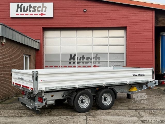 Three-way tipper trailer MÜLLER-MITTELTAL KA-TA-R 11,9  Dreiseiten-Kipper mit Rampen