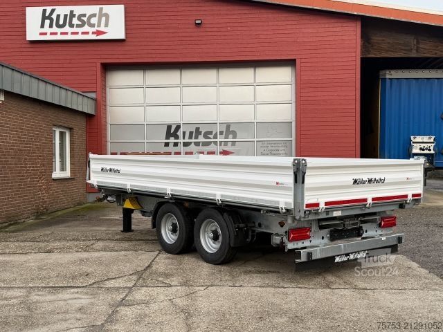 Three-way tipper trailer MÜLLER-MITTELTAL KA-TA-R 11,9  Dreiseiten-Kipper mit Rampen