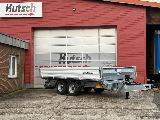 Three-way tipper trailer MÜLLER-MITTELTAL KA-TA-R 11,9  Dreiseiten-Kipper mit Rampen