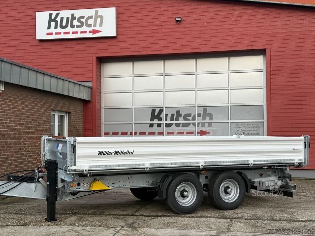 Three-way tipper trailer MÜLLER-MITTELTAL KA-TA-R 11,9  Dreiseiten-Kipper mit Rampen