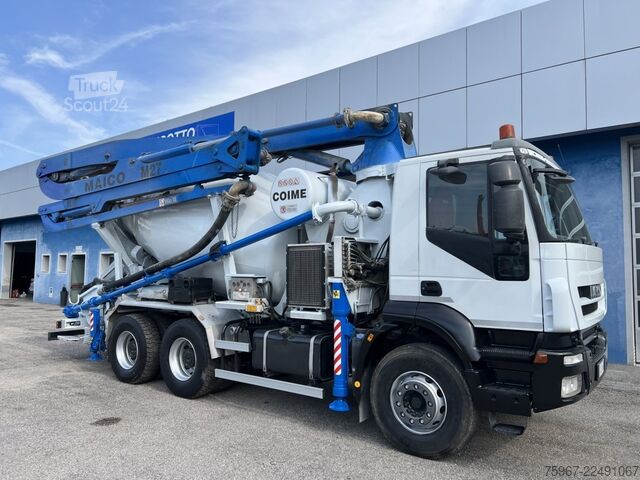 Betonszivattyús teherautó Iveco Trakker 410