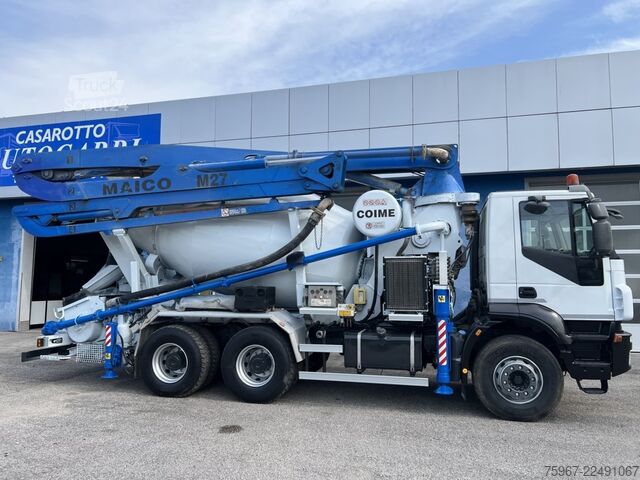 Betonszivattyús teherautó Iveco Trakker 410