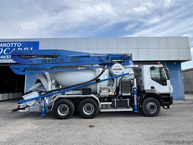 Betonszivattyús teherautó Iveco Trakker 410