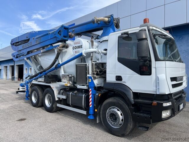 Betonszivattyús teherautó Iveco Trakker 410