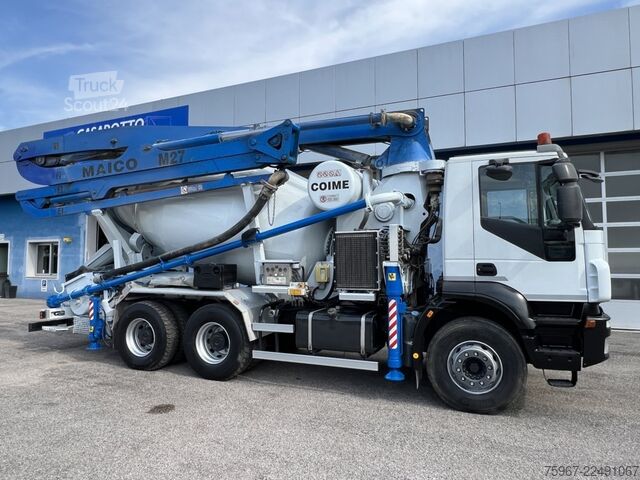 Betonszivattyús teherautó Iveco Trakker 410