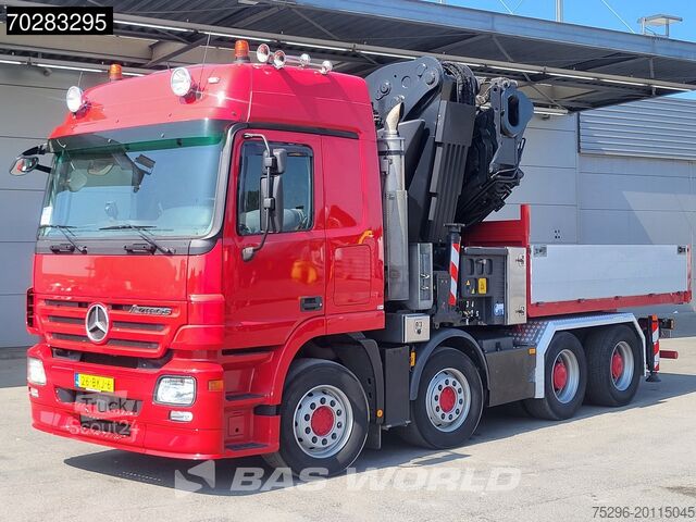 Platforma de încărcare Mercedes Actros 2648 850 8X4 Effer 850/9S Kran Fifth whe...