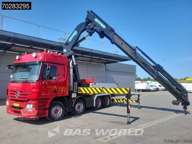 Platforma de încărcare Mercedes Actros 2648 850 8X4 Effer 850/9S Kran Fifth whe...