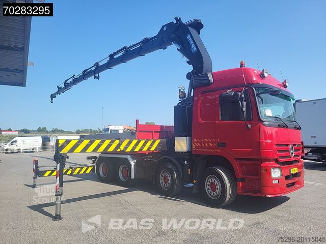Platforma de încărcare Mercedes Actros 2648 850 8X4 Effer 850/9S Kran Fifth whe...