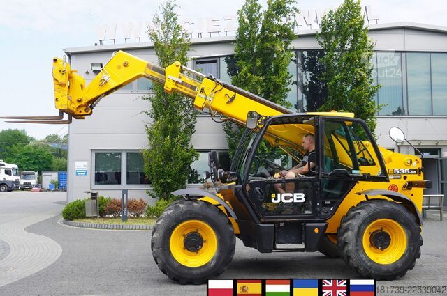 Telelader JCB 535-95 / 3.5 T / range 9.5 m / joystick