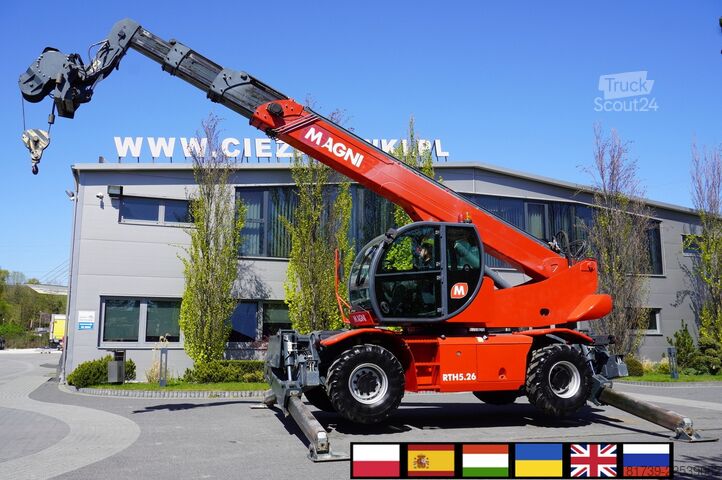 Chargeur télescopique MAGNI RTH 5.26 telescopic loader / Range 26 m