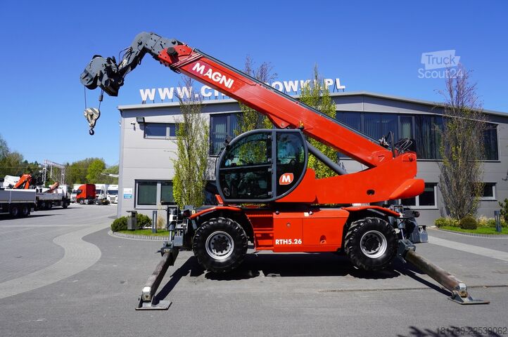 Chargeur télescopique MAGNI RTH 5.26 telescopic loader / Range 26 m
