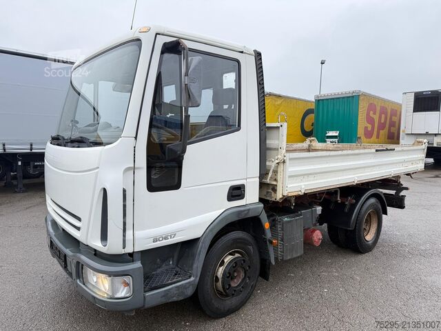 Haszongépjármű Iveco 80E17 3-S-Kipper 2xAHK TÜV 2. Hand 3 Sitzplätze