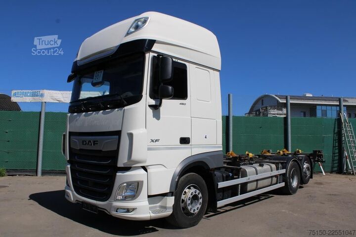 Vaihtolavakuorma-auto DAF XF 480 FAR 6x2 LL - 2 x Tank - Nr.: 967