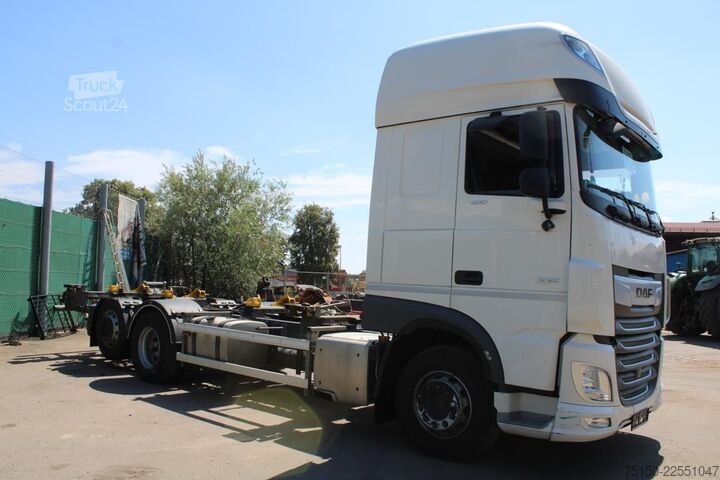 Vaihtolavakuorma-auto DAF XF 480 FAR 6x2 LL - 2 x Tank - Nr.: 967